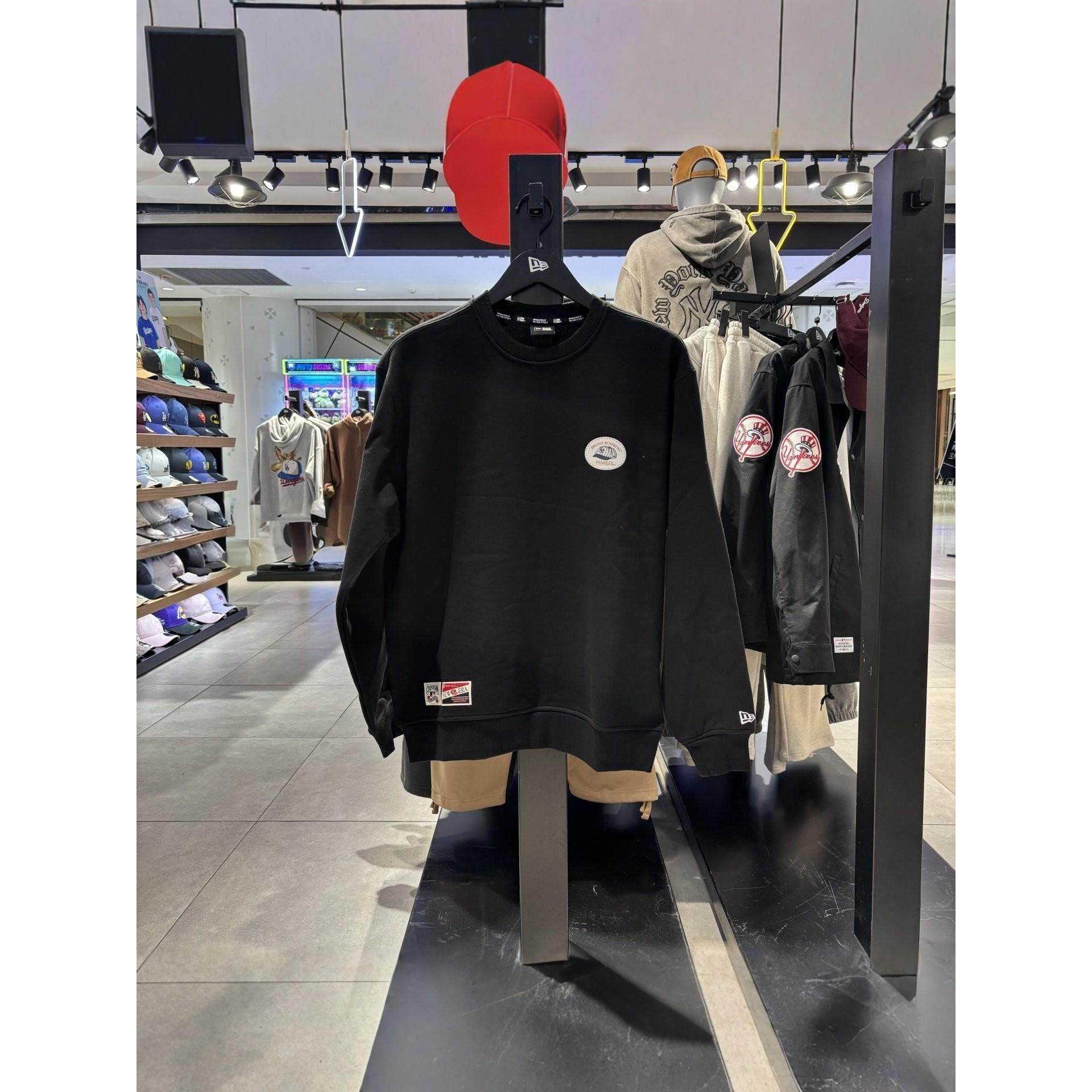 New Era2025秋冬新款圆领加绒卫衣宽松保暖套头衫男女14858068,男装,卫衣,淘宝优惠券,粉丝福利购,淘宝优惠卷