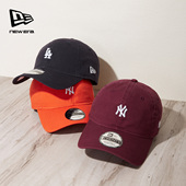 新款 New Era纽亦华2025秋季 MLB棒球帽运动NY刺绣复古水洗做旧男女