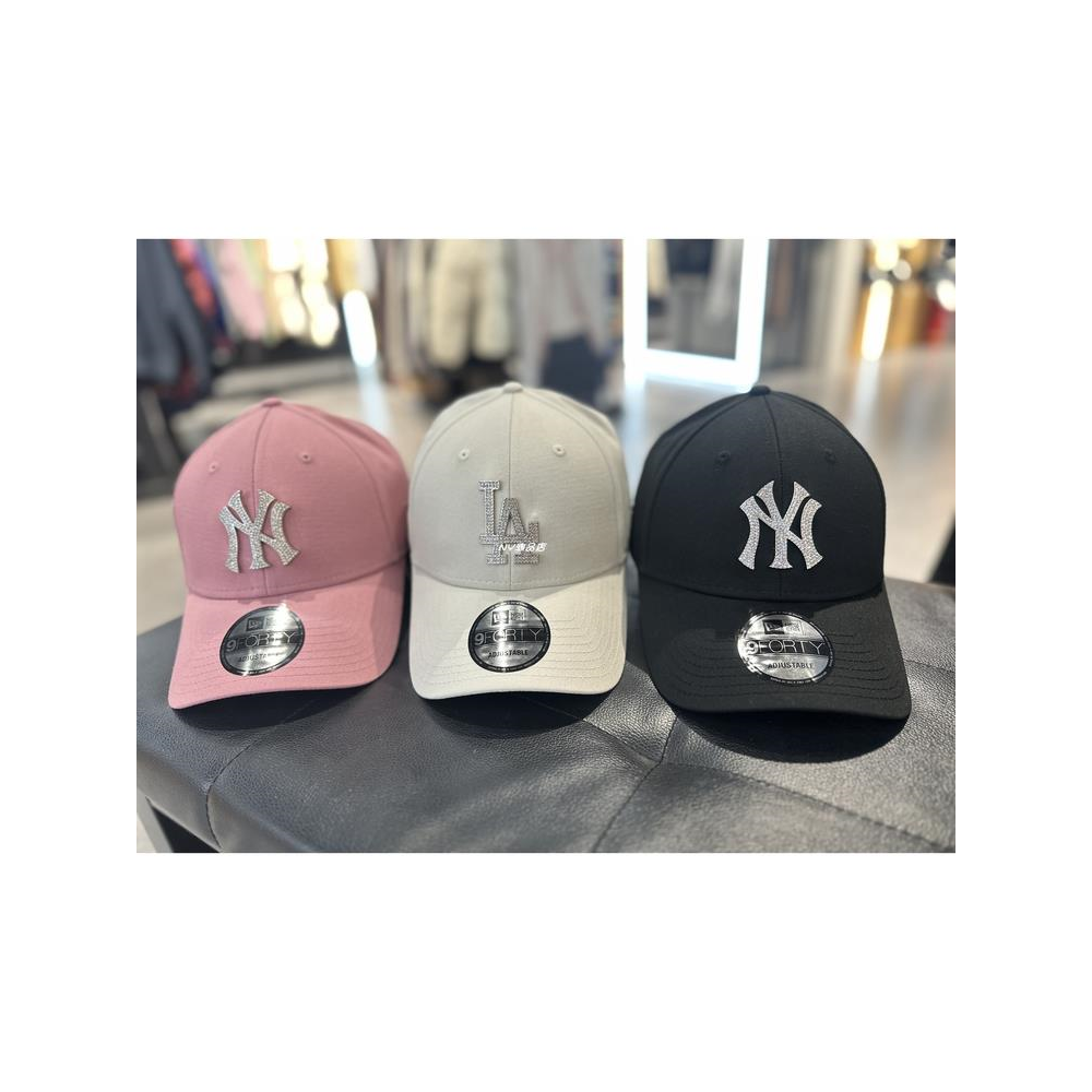 New Era纽亦华25秋冬新MLB带钻大标潮流棒球帽 14860801 14860803