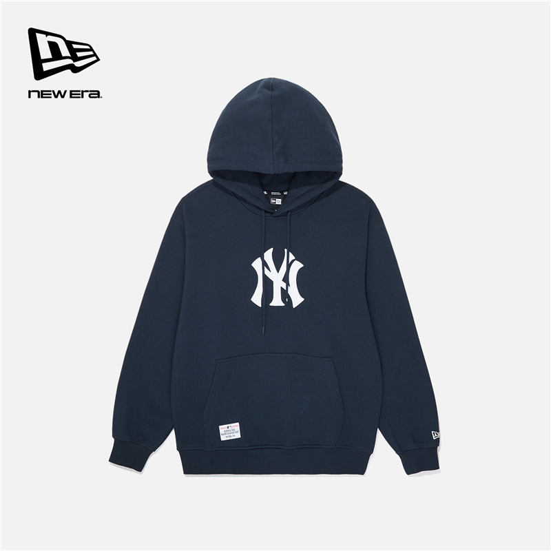 New Era纽亦华2025秋季新款MLB连帽卫衣运动美式休闲NY 14858061