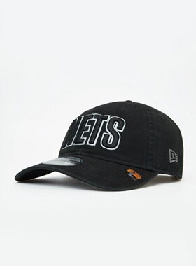 New Era纽亦华棒球帽子NBA限定男女网队大标黑色60647790 newera