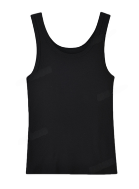 RISVOLTO 裸肤挚 爱坦克背心女运动打底修身罗纹时尚内搭JM-1016