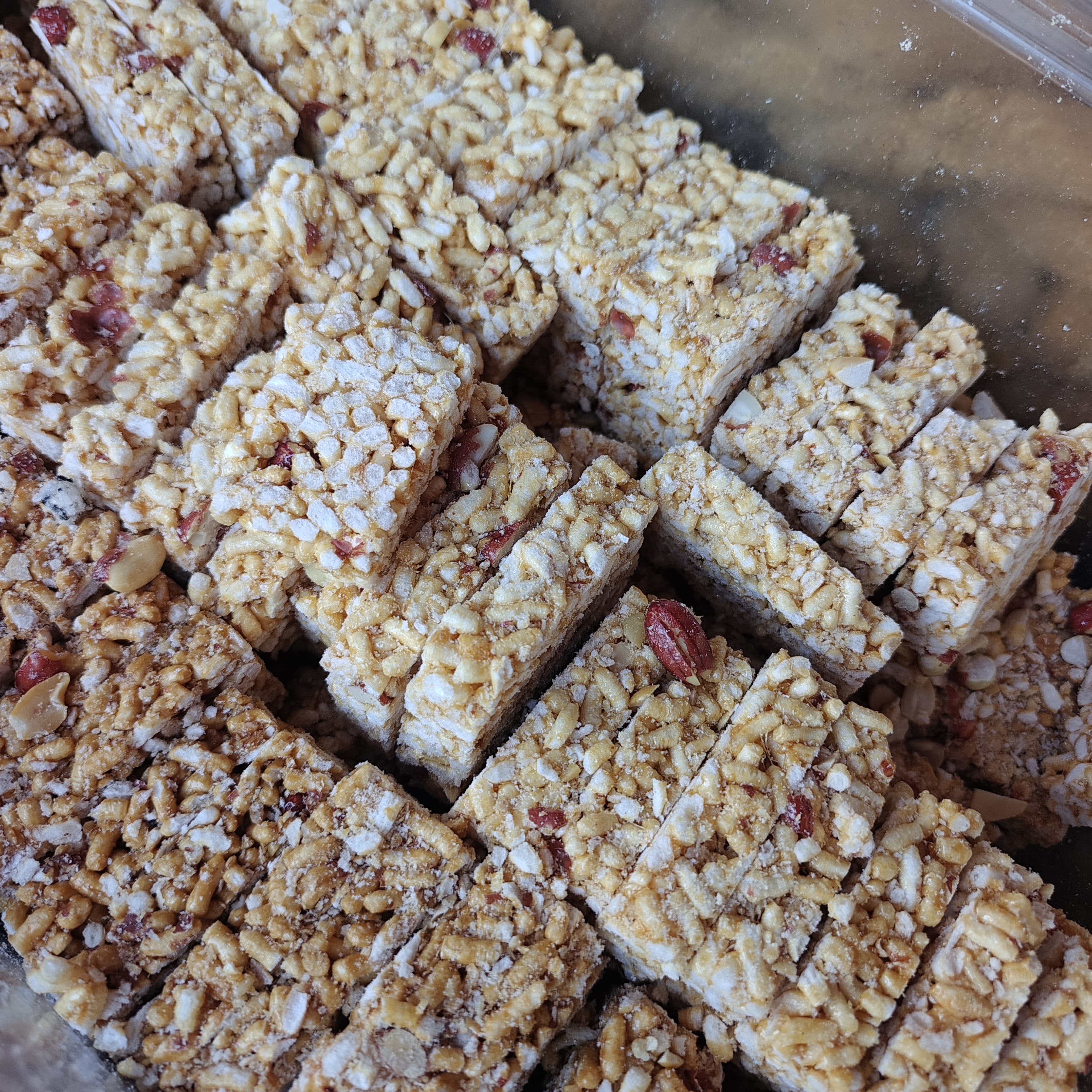 安徽舒城特产农家自制手工米酥糖花生糖传统传统老式糕点零食小吃