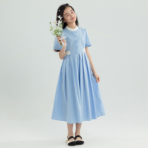 女大童连衣裙2025新款夏