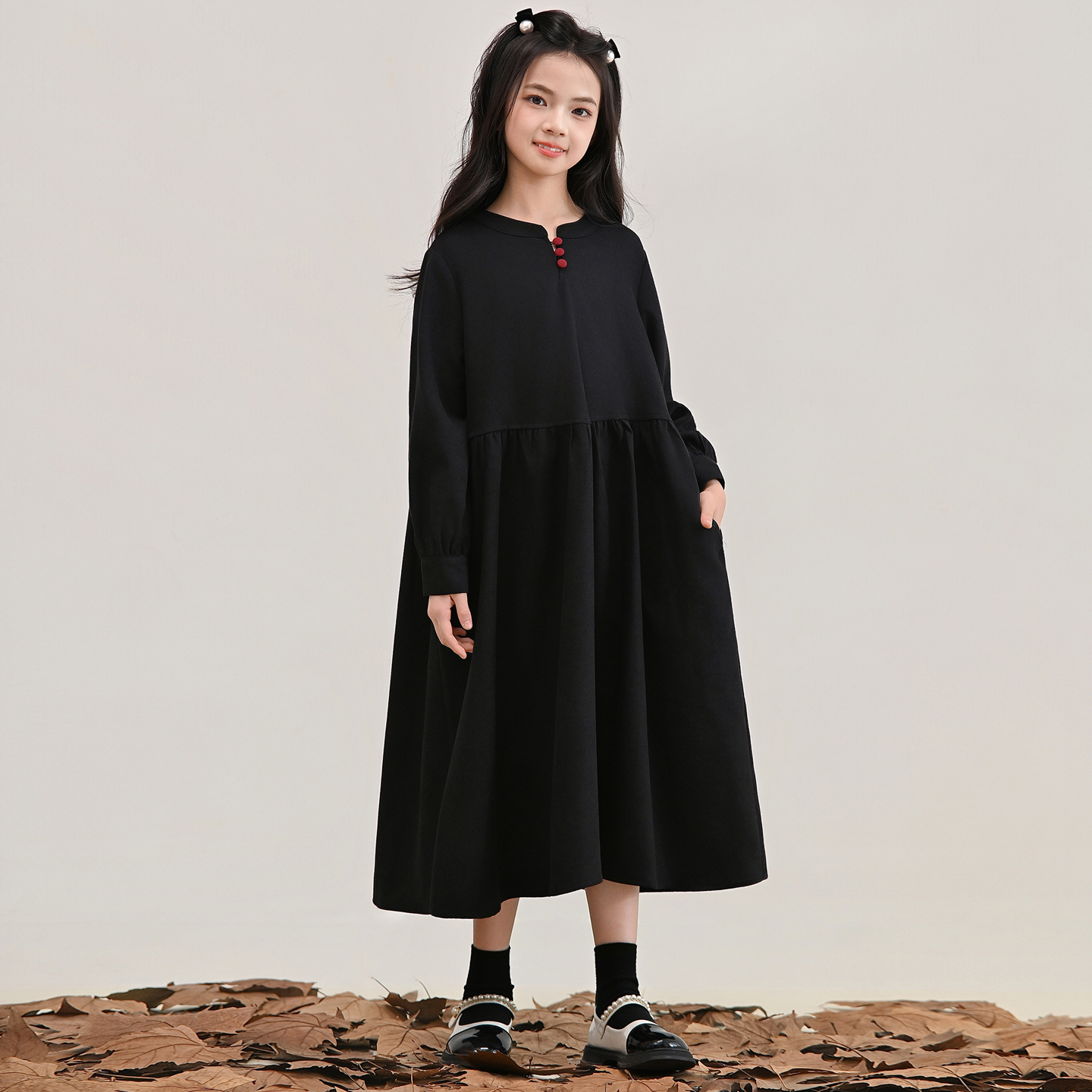 胖女孩连衣裙女童长裙