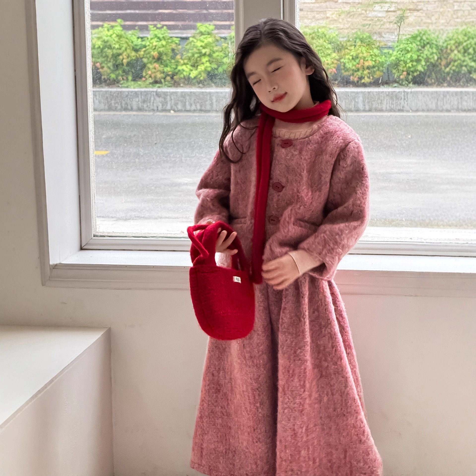 萱萱酱女童新年复古套裙25秋冬女童毛呢外套圣诞两件套裙子小香风,童装/婴儿装/亲子装,儿童运动套装,淘宝优惠券,粉丝福利购,淘宝优惠卷