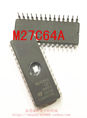 M27C64A -12F1 27C64 存储器 窗口镜面 DIP-28