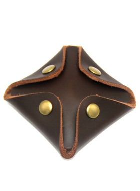 没有名字手作工钱包男士原创复古短款真皮小女头层牛皮迷你硬币包