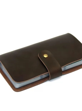 复古简约真皮名片夹卡片信用卡会员卡收纳包大容量男女通用卡包本