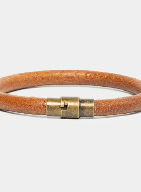 高桥一生之环牛皮情侣手环日系小众手镯创意复古真皮日本手绳个性