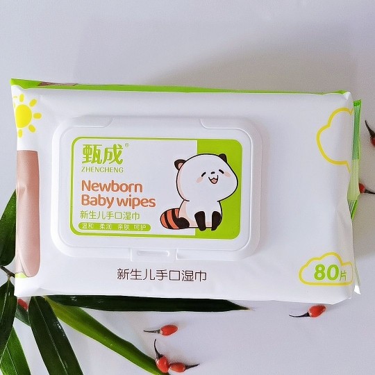 甄成婴儿专用手口湿巾80抽超大包加厚加大不连张珍珠纹,婴童用品,湿巾,淘宝优惠券,粉丝福利购,淘宝优惠卷