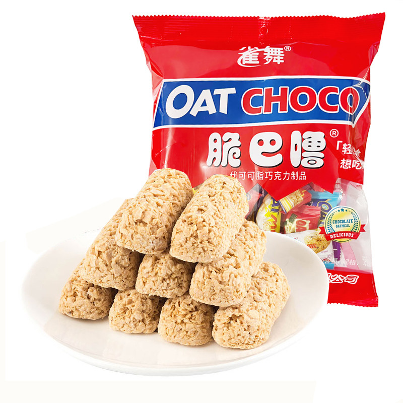 雀舞麦片巧克力燕麦酥500g