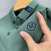 重磅半袖 夏季 上衣男 t恤纯棉保罗高端刺绣翻领Polo衫 潮款 男士 短袖