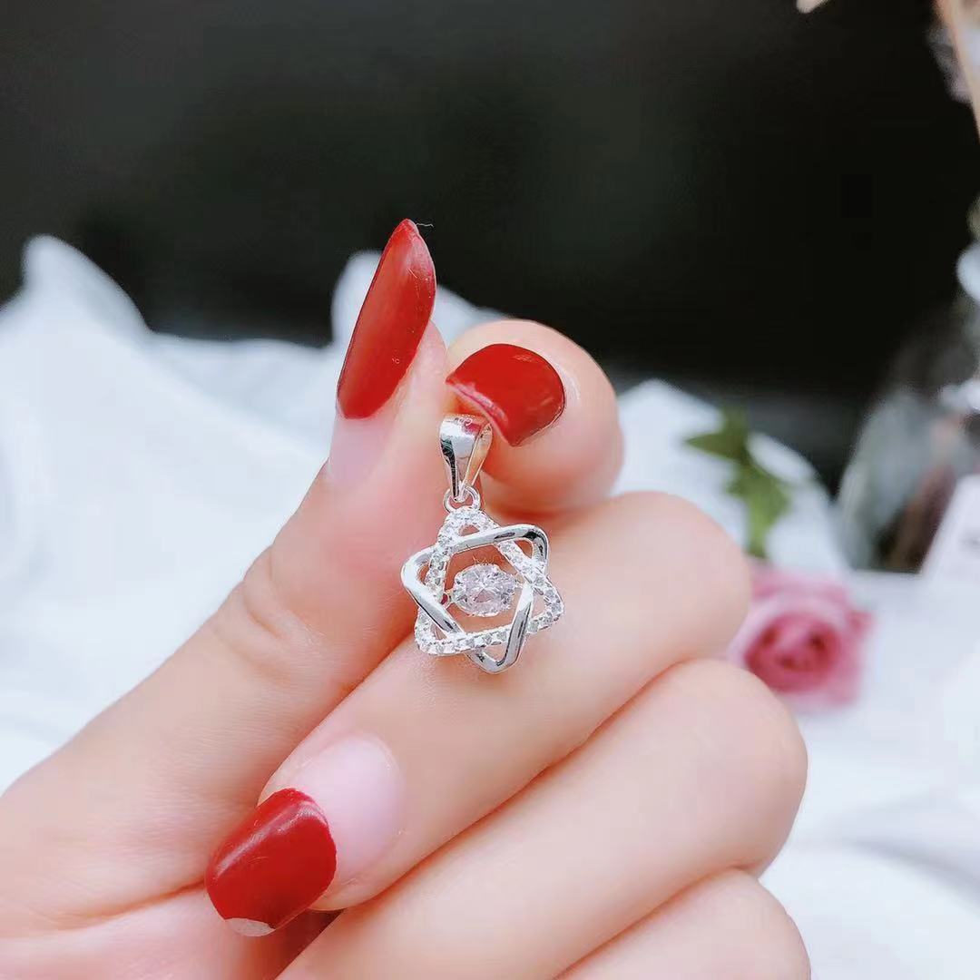 女足银挂坠单独吊坠999