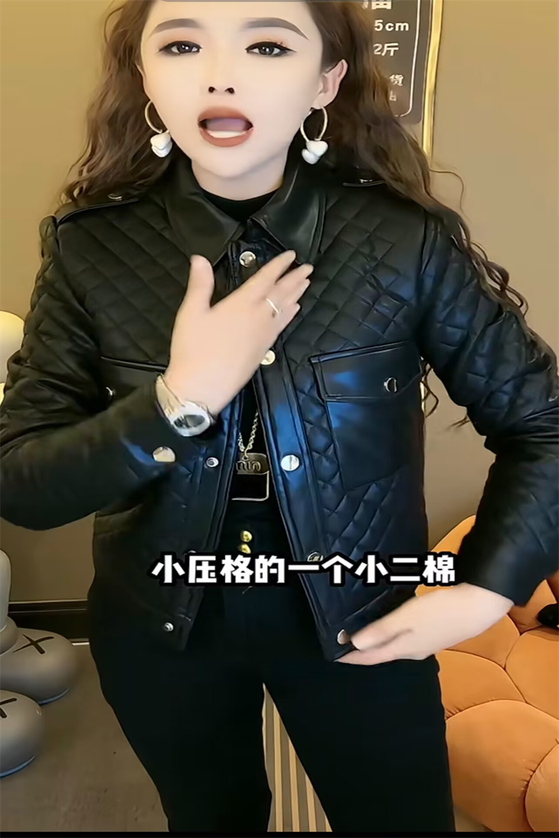 2023年冬新款短款轻薄羽绒棉服高端欧洲站欧货女士洋气小个子外套