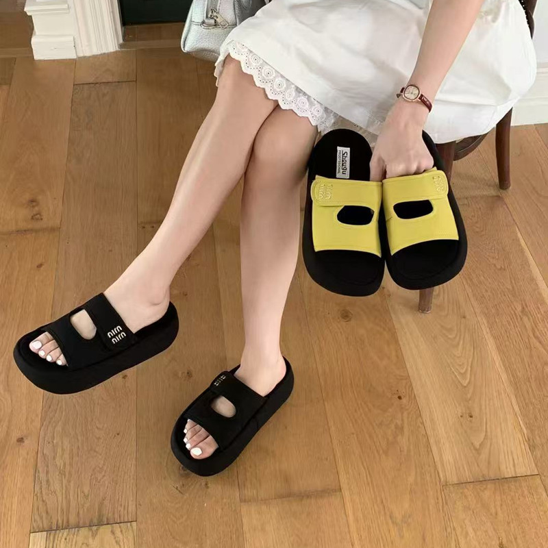 夏季复古时尚厚底拖鞋女外穿休闲