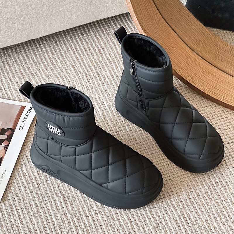 休闲保暖雪地靴女2025年冬季新款