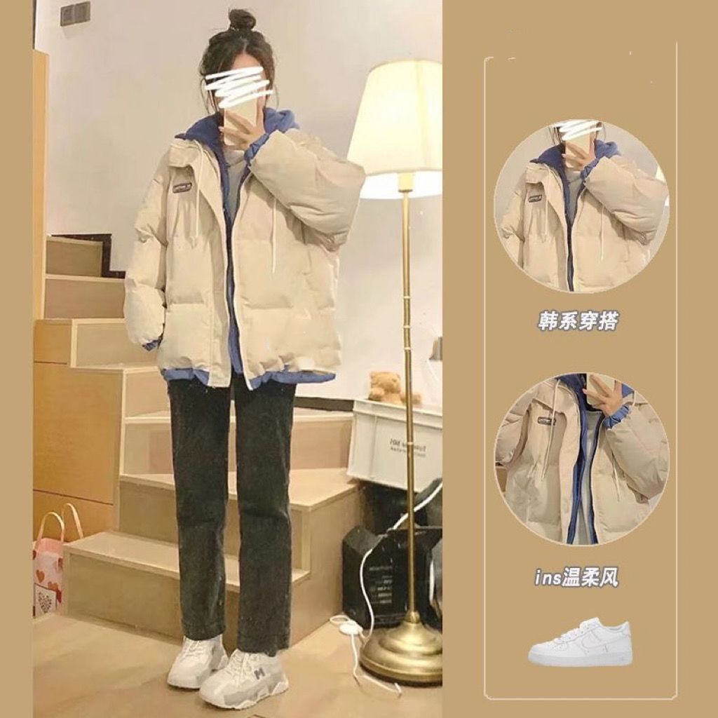 女童秋冬季套装2024新款羽绒棉服外套12岁13中大童15学生洋气上衣
