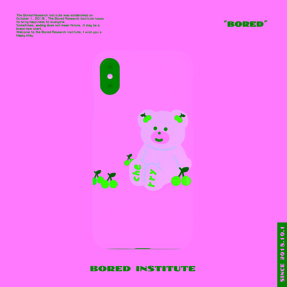 小众风樱桃小熊软糖简约适