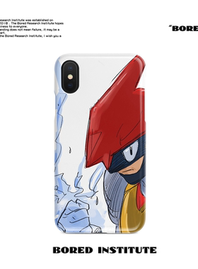 oldschool二次元卡通插画雷神适用于IPhone7/8/XS/XR/13pro/14/15/16菲林手机壳imd硅胶软壳小米华为