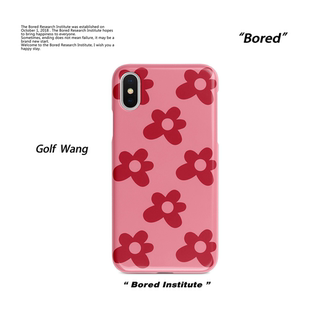 泰勒同款 小花联名简约GOLF泫雅华为P40苹果手机壳iPhone12 15菲林手机壳imd硅胶软壳小米华为