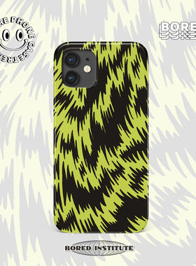 日系闪电赛博彭卡暗黑插画适用于IPhoneXs/11/12promax/13/14/15/16菲林手机壳imd硅胶软壳小米华为