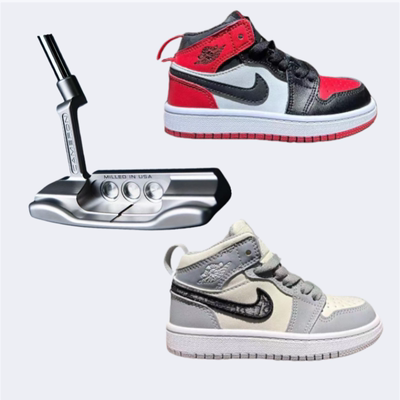 Tit泰特一字型直条推杆套高尔夫球杆帽套球鞋L型杆头套鞋子造型套