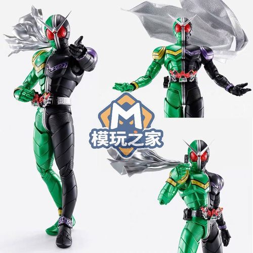 SHF真骨雕假面骑士W 疾风王牌风都侦探飓风小丑成品手办玩具模型