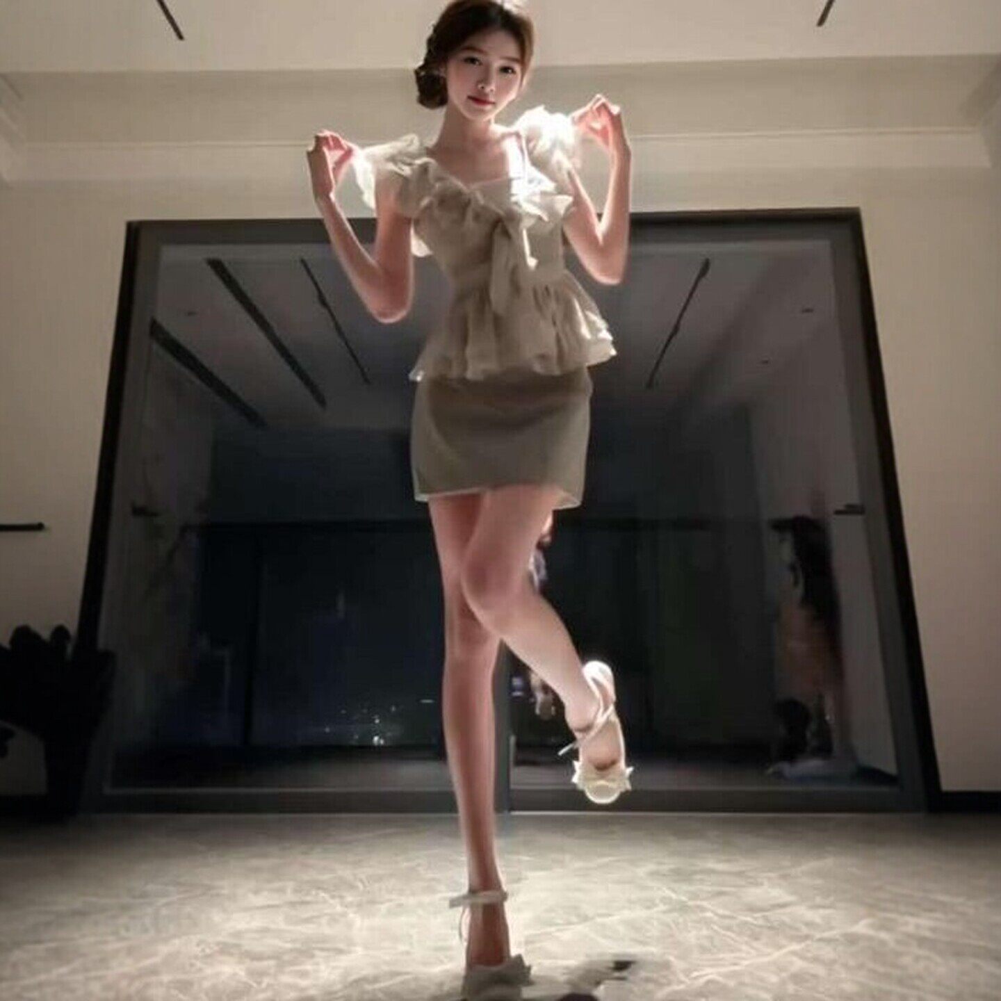 专柜正品御姐风高级感气质上衣吊带包臀半身裙三件套装一整套穿搭