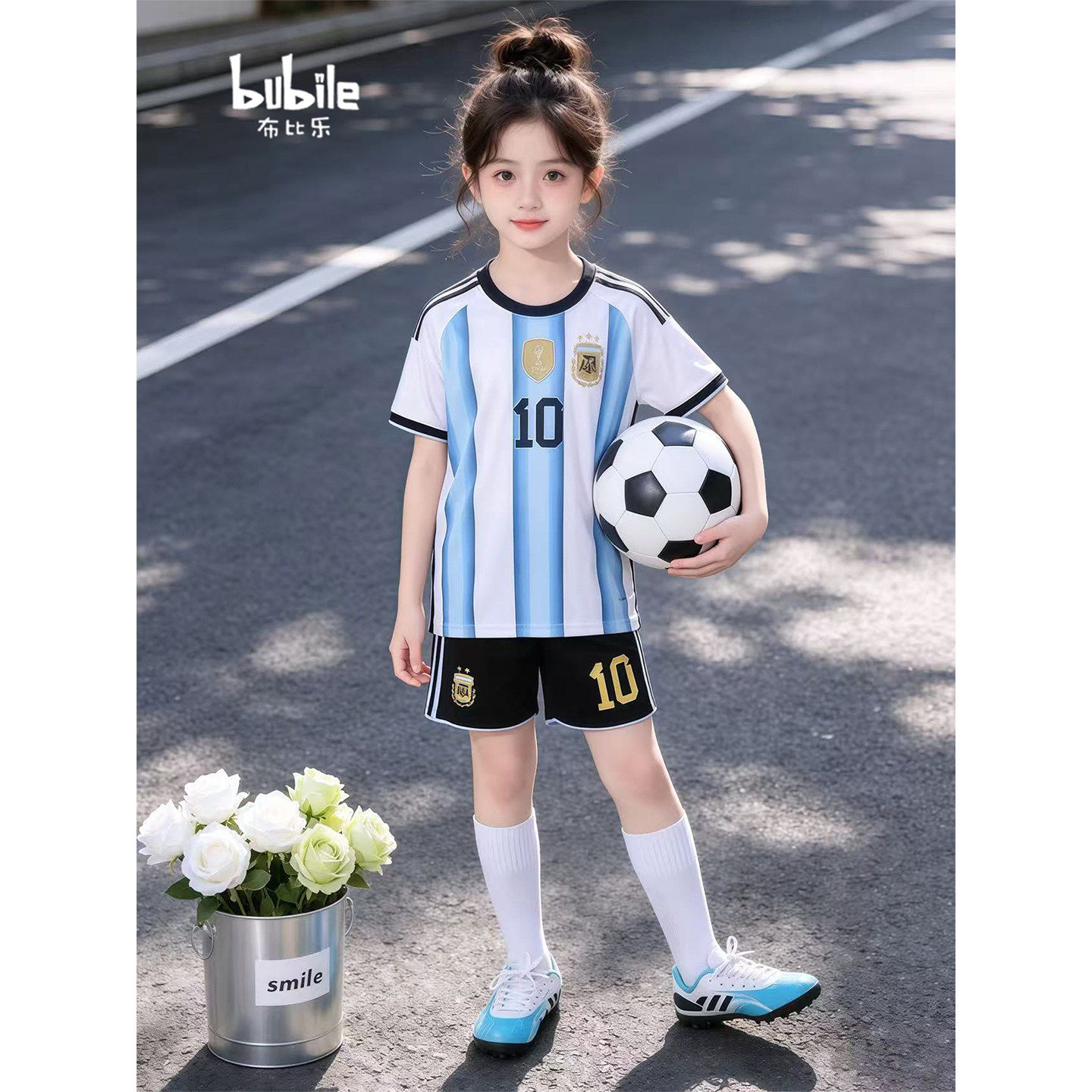 专柜正品女童夏套装2026新款夏季儿童运动短袖短裤夏装女孩洋气速