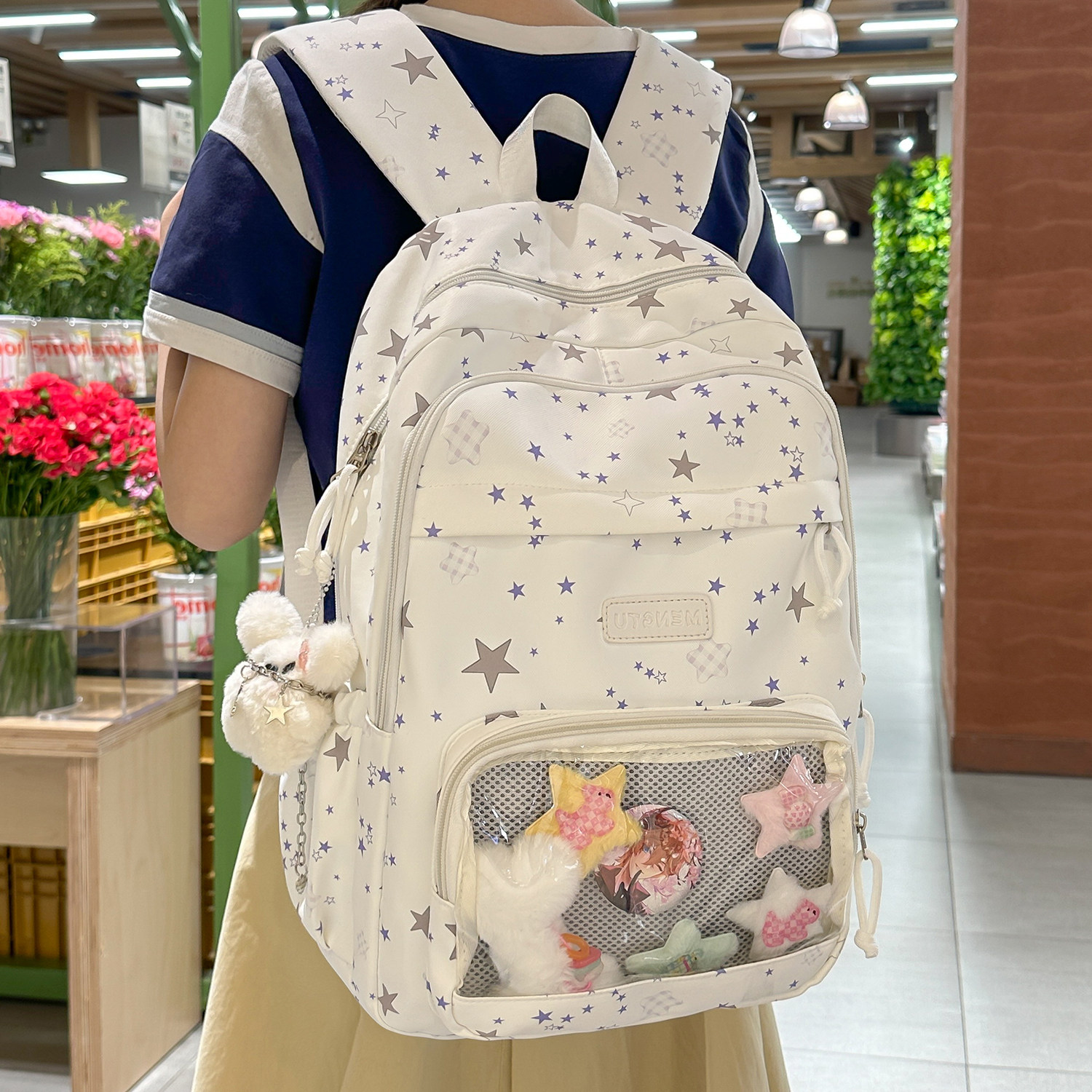 专柜正品初中生书包女ins高颜值2025夏季新款背包日系小清新小学