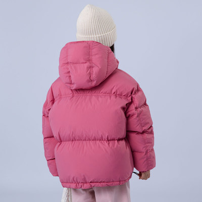 男童女童白鸭绒外套短款加厚