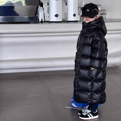 -30℃抗寒过膝羽绒服长款