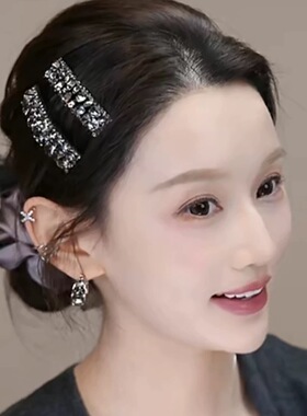 韩系重工捷克钻BB夹轻奢贵气侧边夹GS8657