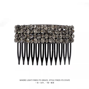 思礼高级感发夹抓夹洋气气质发量多少夹子巨好看丸子头马尾发饰