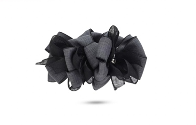 ST韩国东他们灰墨间奏花苞蝴蝶结发夹女2025新款香蕉夹头饰发卡