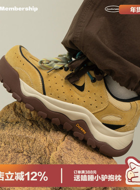 多嘴驴Donkey户外登山鞋男冬季复古增高运动爬山徒步鞋厚底老爹鞋