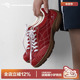 情侣休闲运动鞋 多嘴驴Donkey复古红色德训鞋 女春秋好看百搭板鞋 男