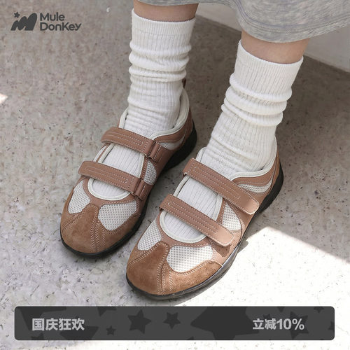 多嘴驴Donkey运动法式玛丽珍鞋女