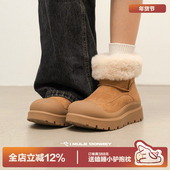 多嘴驴Donkey加厚雪地靴女款 休闲短靴加绒棉鞋 冬季 保暖防滑毛毛鞋
