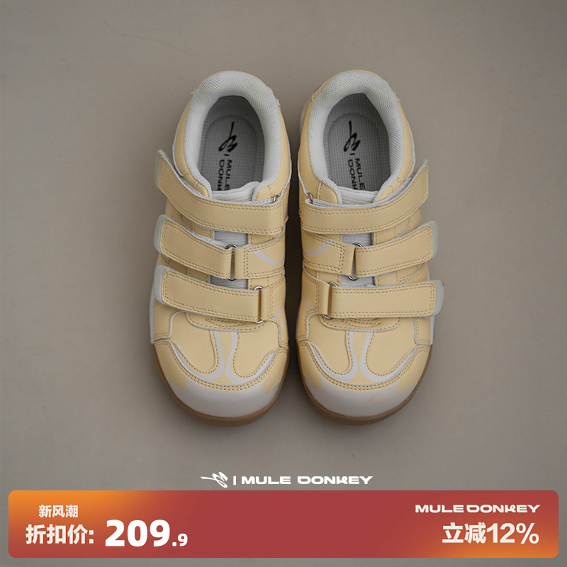 多嘴驴Donkey小众设计魔术贴板鞋