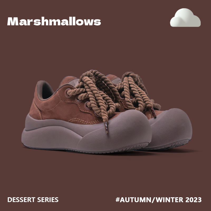 厚底丑萌鞋大头鞋女面包鞋