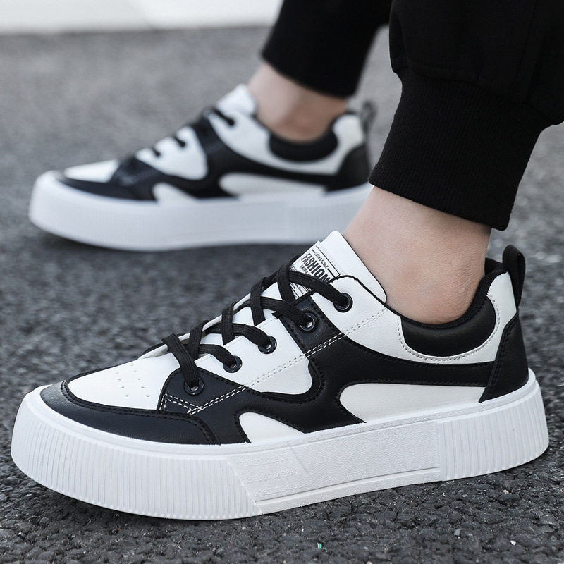 男鞋2026春季新款透气小白鞋子男生潮流运动休闲百搭板鞋45 46 47,流行男鞋,休闲板鞋,淘宝优惠券,粉丝福利购,淘宝优惠卷