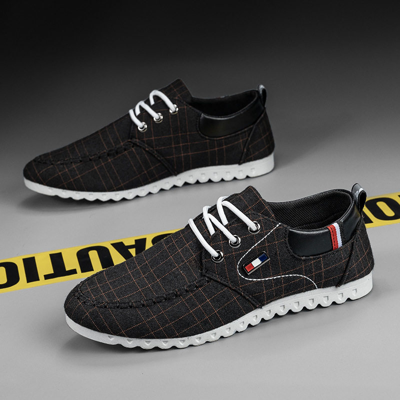 2026年春季新品男款帆布鞋透气韩版潮流运动休闲鞋板鞋男鞋子4546