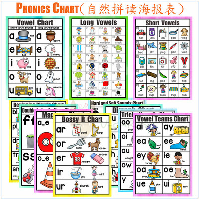 phonicschart规律表单词早教