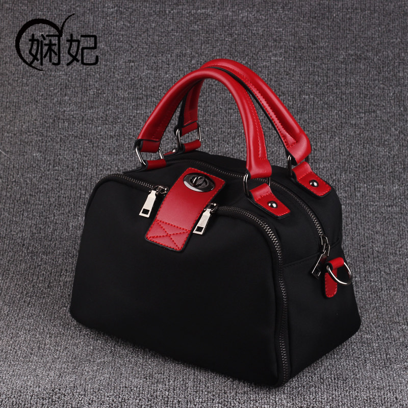 牛津布女包手提包包包女2019新款韩版防水尼龙布单肩斜挎包小方包