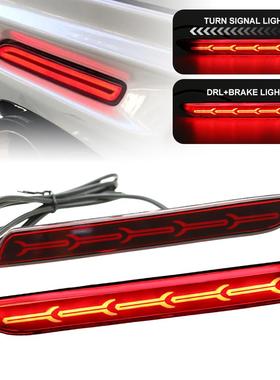 适用于锐志凯美瑞逸致穿越者埃尔法荣放RAV4LED刹车后杠灯流水灯