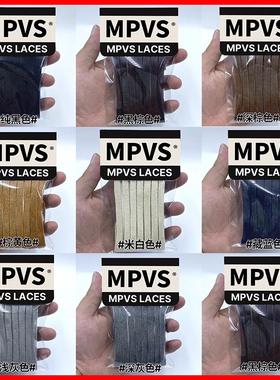 MVPS适配 alden油蜡鞋带皮鞋商务休闲扁平棕色黑色鞋绳