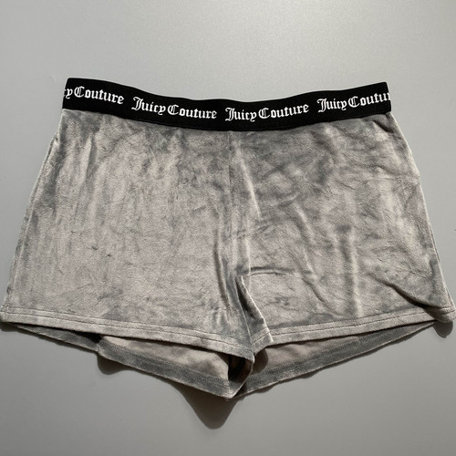 JC裤子女欧美juicy cout**e天鹅绒烫钻家居高弹柔软睡裤外穿热裤