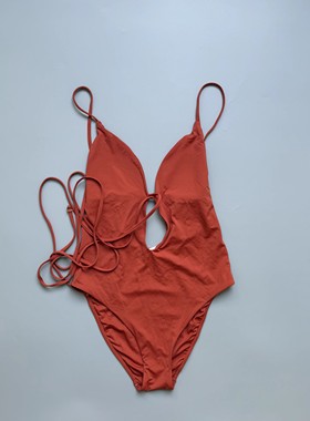 Women's secre*t深v露背性感连体泳装